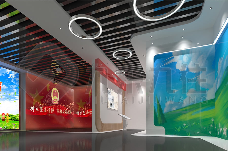 法制宣傳教育館，普法教育，展廳設(shè)計，多媒體設(shè)備