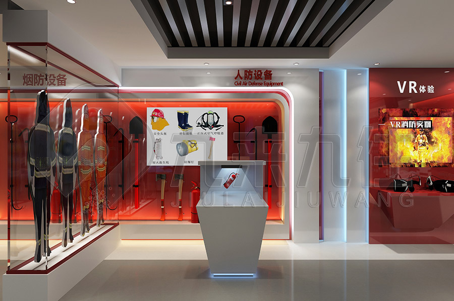 安全教育宣傳展廳，社區(qū)安全教育館裝修，安全宣傳展廳平面設(shè)計(jì)公司