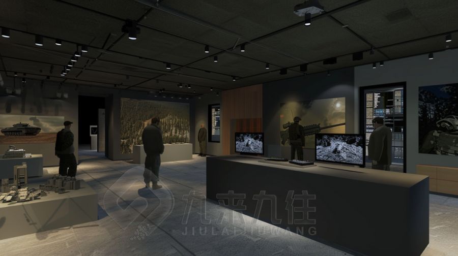 軍史展廳效果圖, 軍史展館建設(shè)方案, 軍史展覽館設(shè)計(jì)公司
