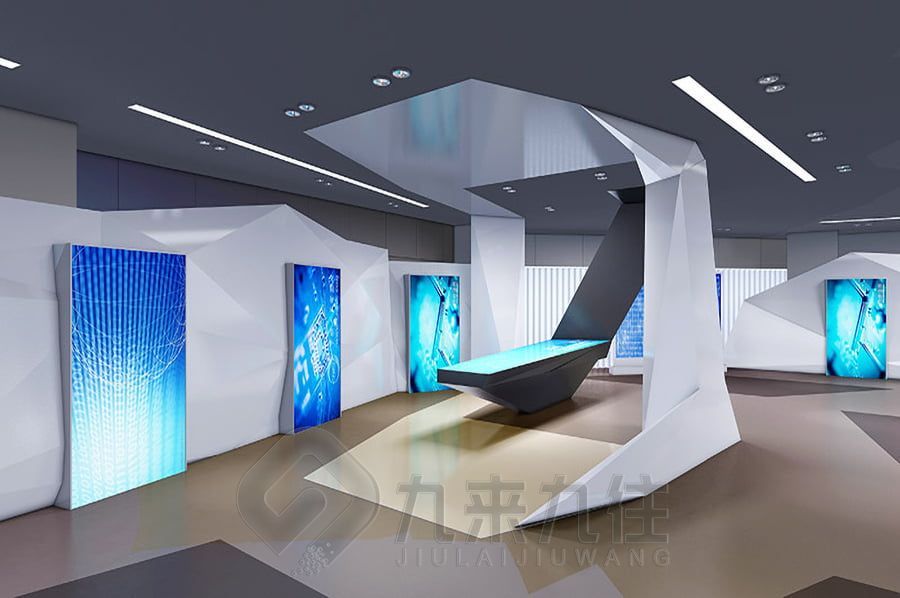 智慧集團(tuán)文化博物館設(shè)備廠家,現(xiàn)代展廳設(shè)計(jì)與施工,高科技展覽館裝修材料