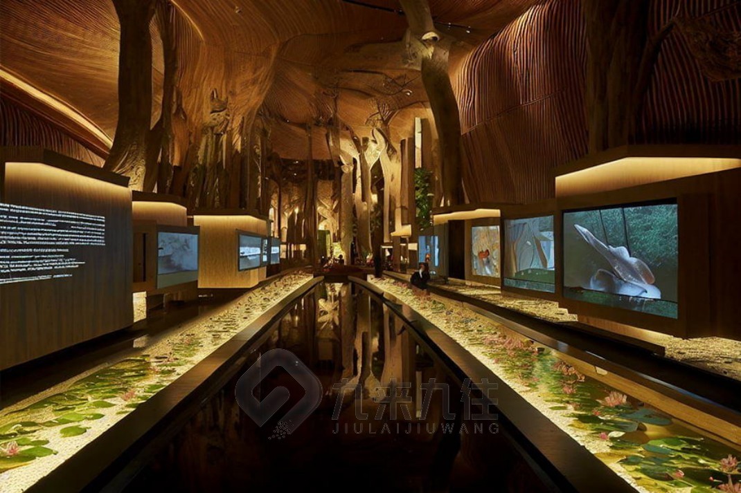 自然博物館平面圖，生態(tài)文明教育基地