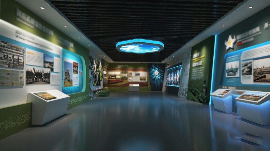 國(guó)防教育室展廳，國(guó)防教育研學(xué)基地