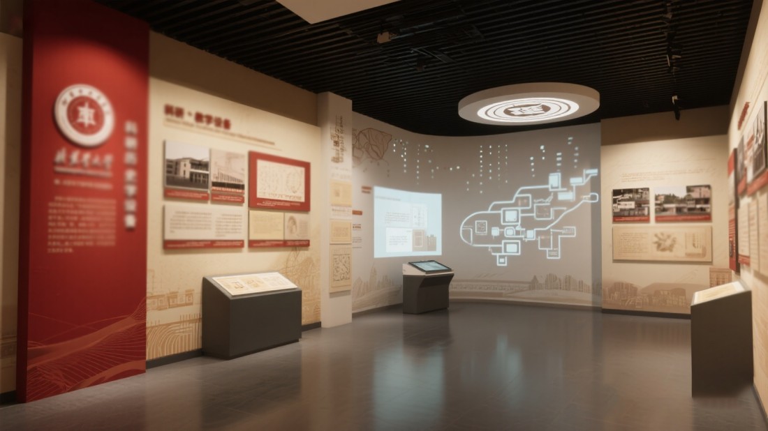 數(shù)字化校史館，校史展館
