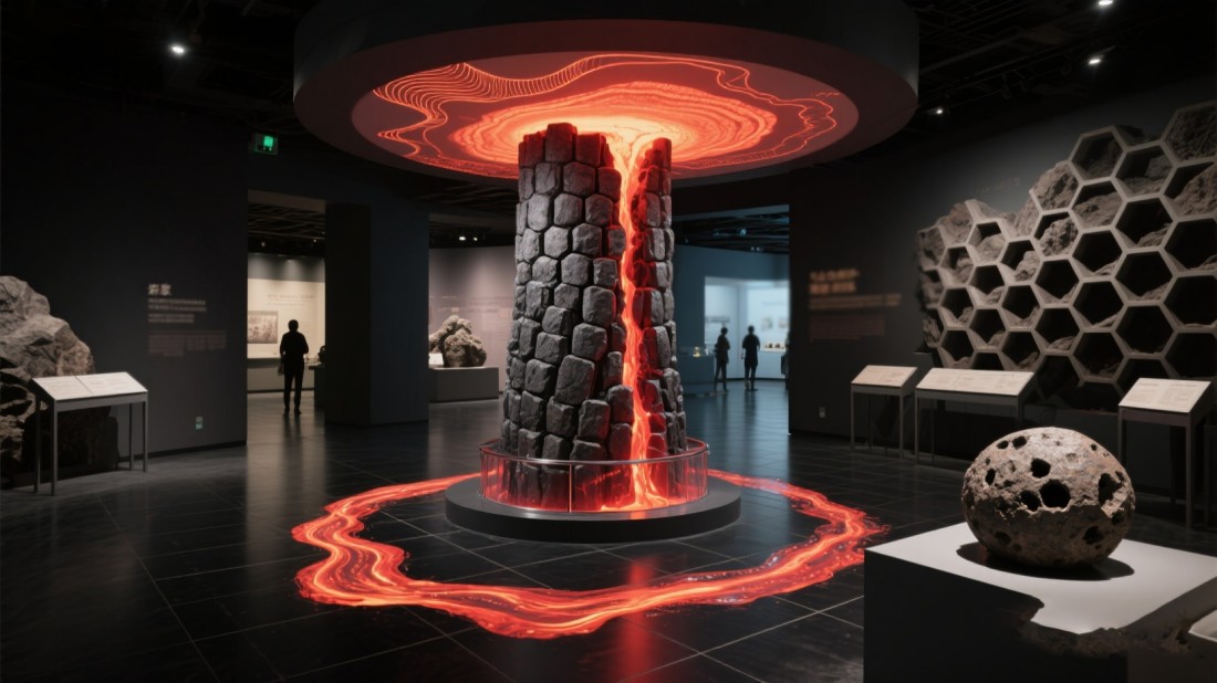 地質展館，化石展館