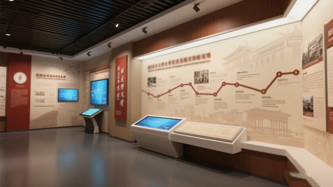 校史館改造，校史展館