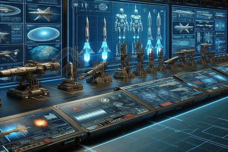 區(qū)人武部國(guó)防教育基地設(shè)計(jì)效果圖，高科技國(guó)防教育館方案，多媒體國(guó)防教育展廳設(shè)計(jì)公司