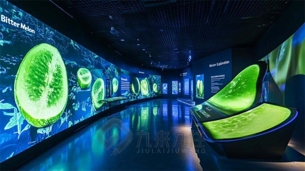 智能垃圾分類展廳效果圖