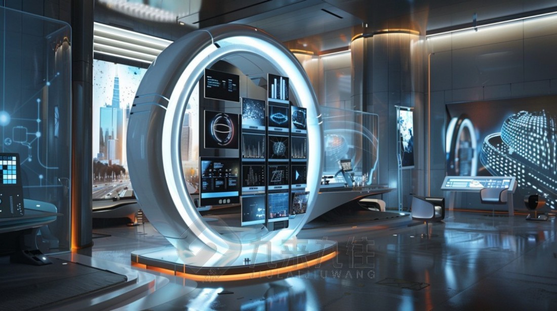 聲光電企業(yè)文化展廳設(shè)計公司效果圖