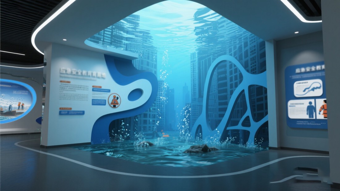 多媒體應(yīng)急安全體驗(yàn)館效果圖